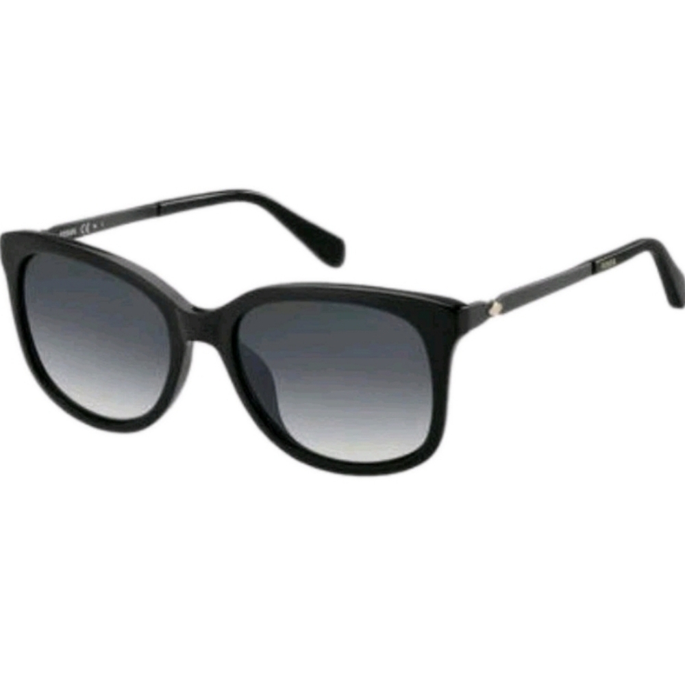 Fossil Womens Sunglasses 2079/S Sunglasses 80790 Black dark gray gradient